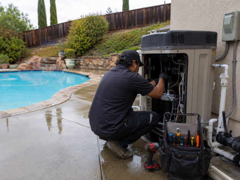 Pool heater repair service in Hayward California
